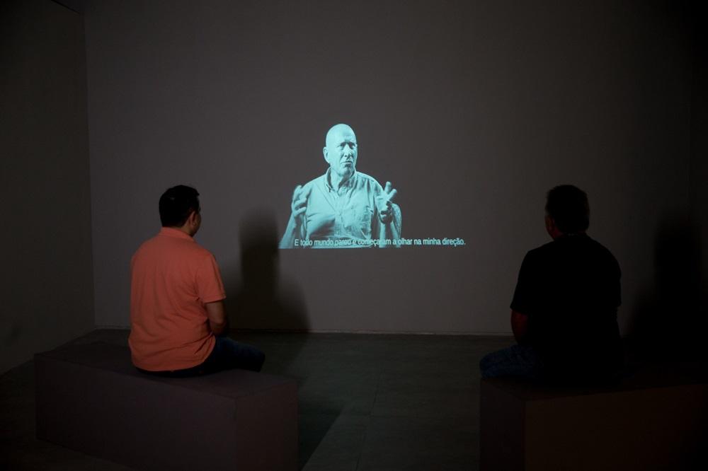 Na imagem, projeção na exposição com obras de Sebastião Salgado na Caixa Cultural Fortaleza