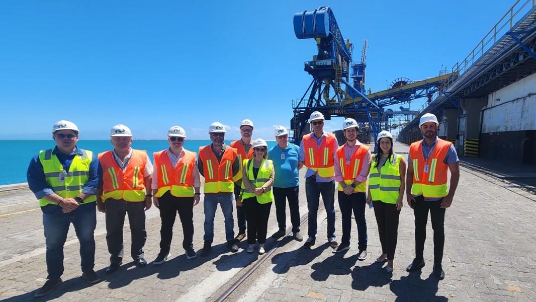 Comitiva do Ministério dos Portos e Aeroportos fez visita técnica ao Porto de Fortaleza para dar vazão ao projeto de arrendamento de nova área do terminal em 2026