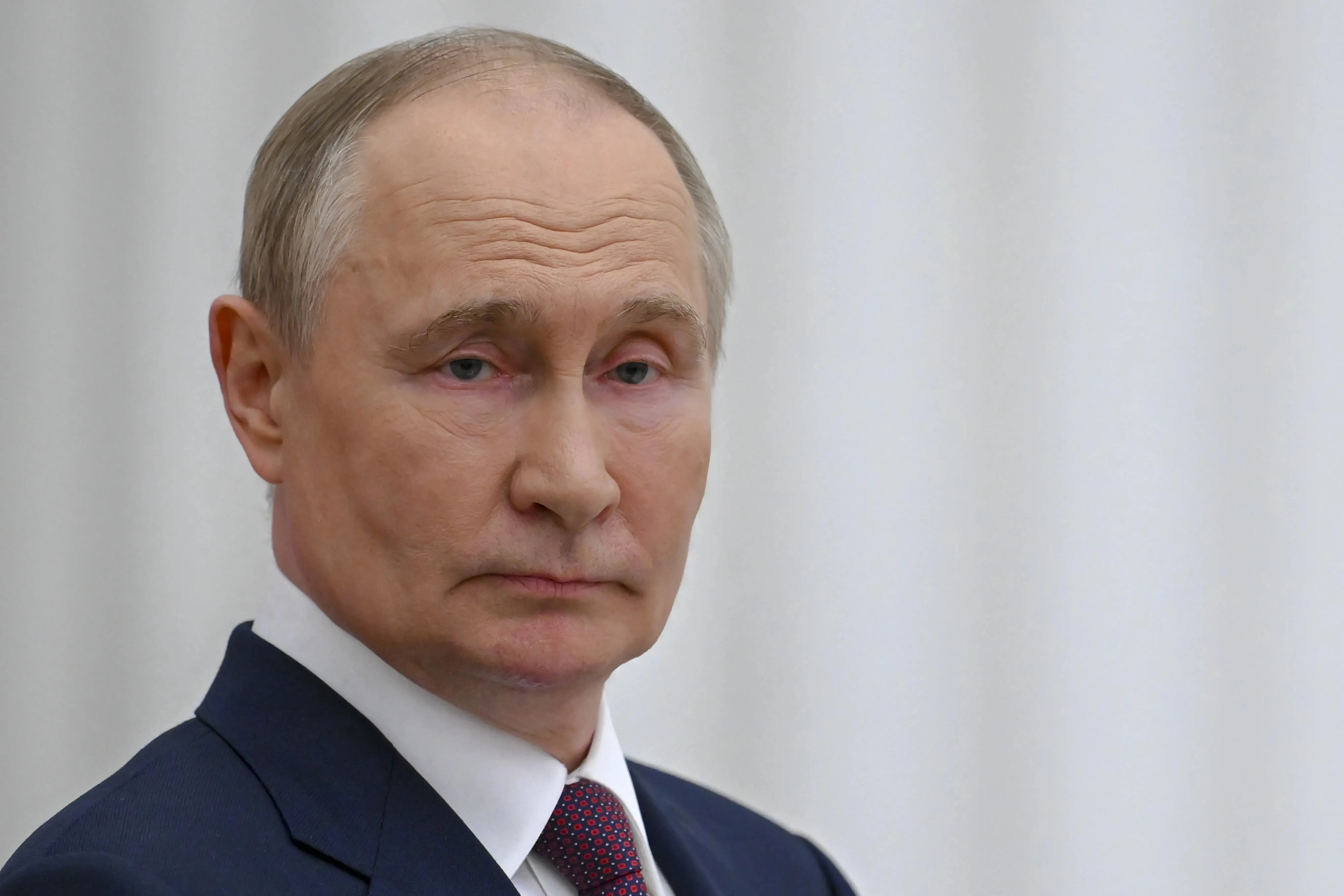 O Presidente da Rússia, Vladimir Putin, fez declarações numa conferência de imprensa conjunta. Imagem usada em matéria sobre conflito russo com a Ucrânia pelo território da Crimeia