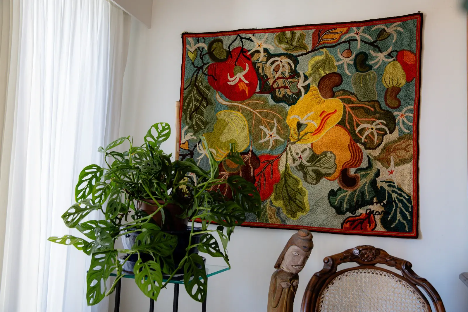 Na imagem, registro de um dos tapetes produzidos por Guiomar Marinho, agraciada com o Troféu Sereia de Ouro 2025