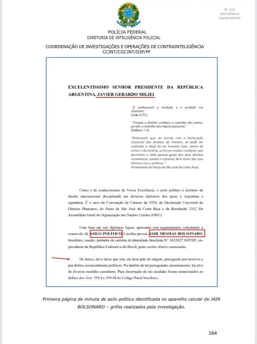 Documento asilo político