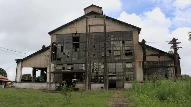 Galpão da usina de força na Fordlândia