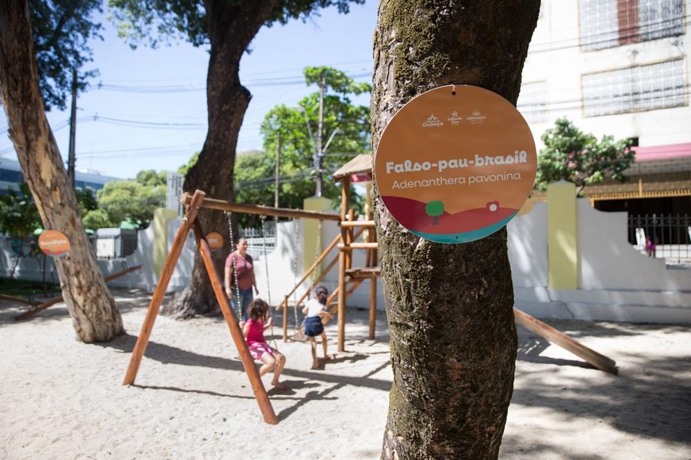 Na imagem, um dos equipamentos da Cidade da Criança, recém-inaugurado pela Prefeitura de Fortaleza no Centro da Cidade