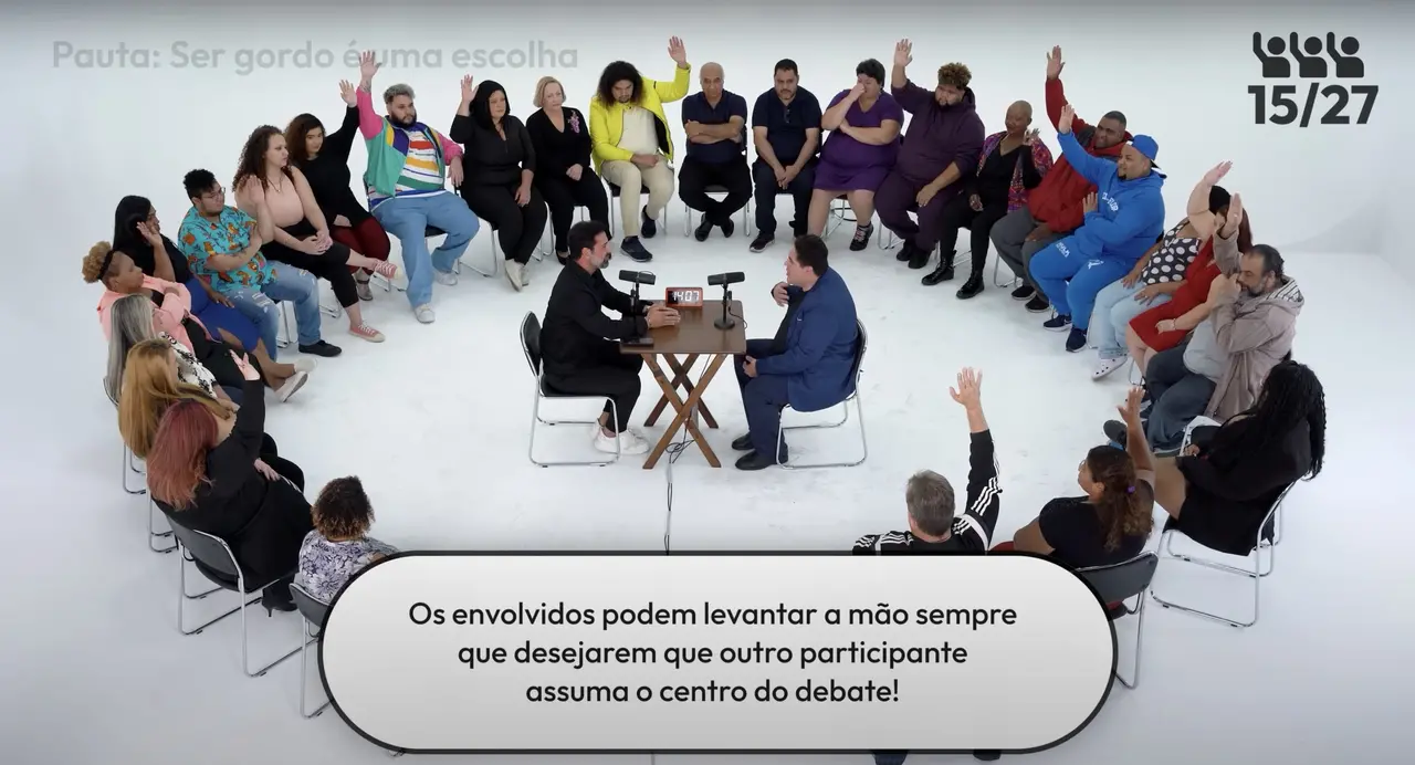Formato de debates de 30 pessoas contra uma têm se popularizado na internet