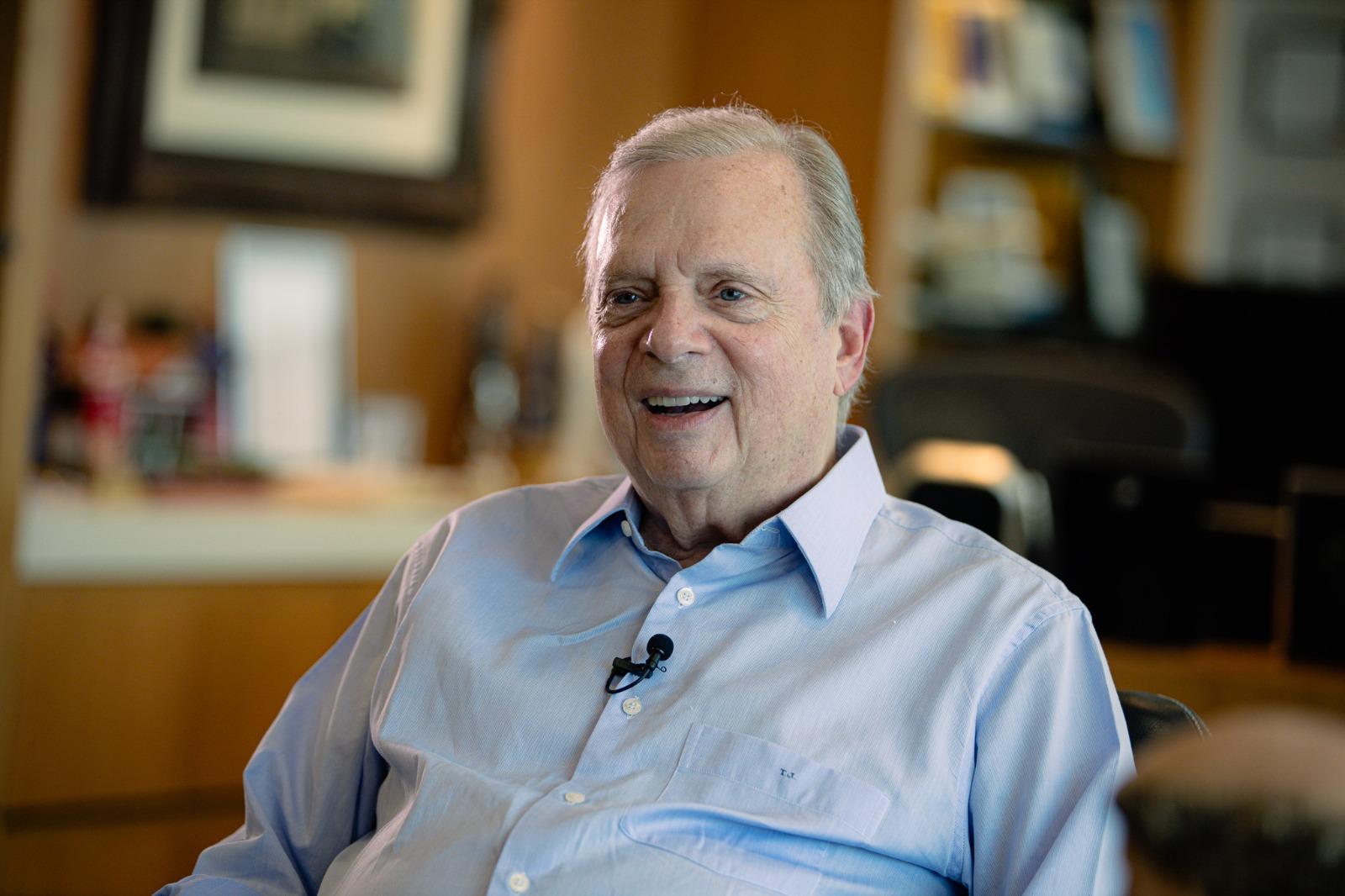 Na imagem, o empresário e político Tasso Jereissati, um dos homenageados com o Troféu Sereia de Ouro 2025