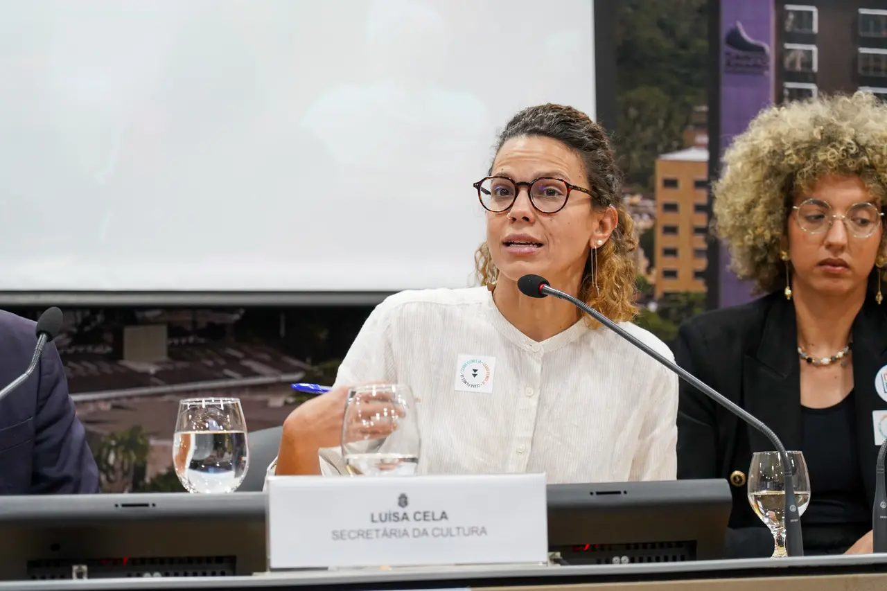 Secretária da Cultura Luisa Cela reforçou que criação da empresa pública de audiovisual contribuiu para 'sustentabilidade, investimento e fortalecimento' do setor