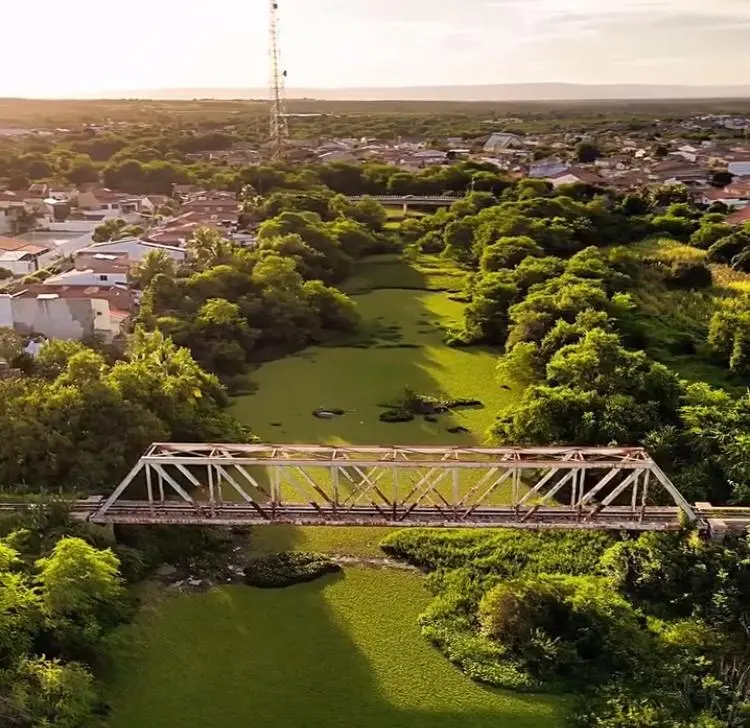 Rio Poti visto de cima
