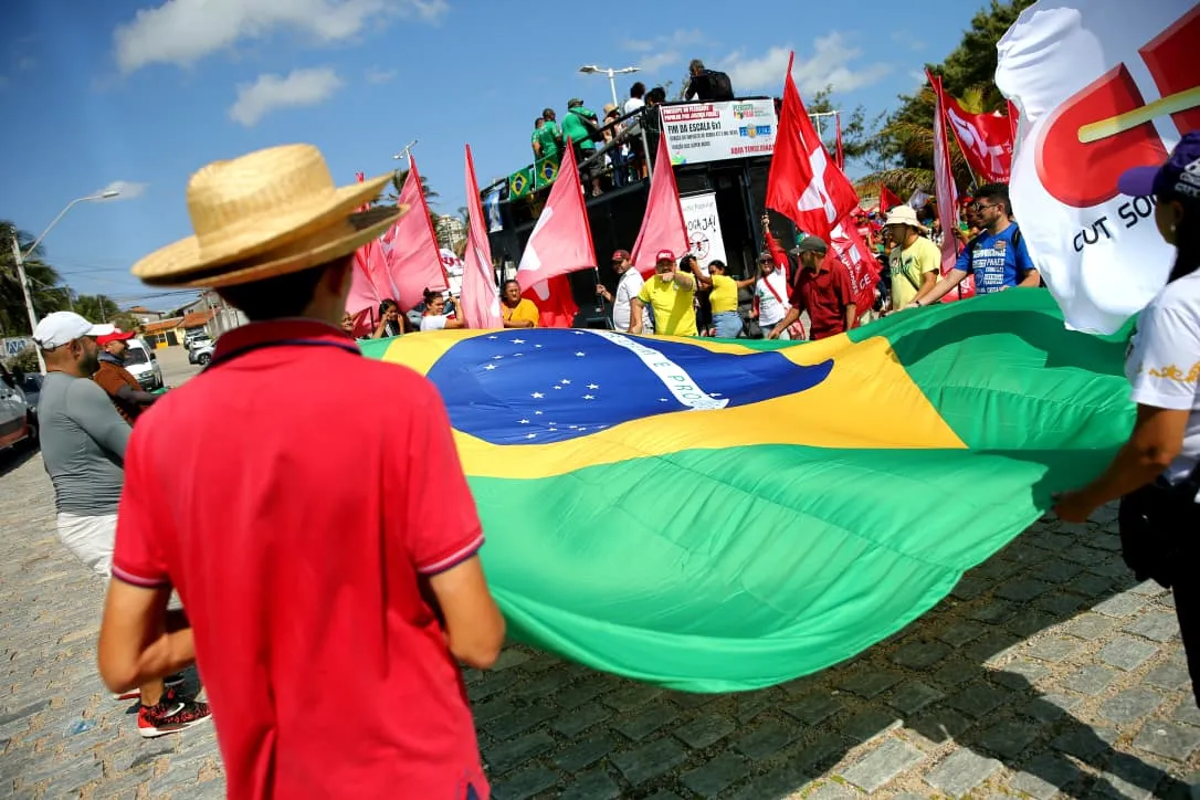 Grito dos Excluídos na Praia do Futuro, em Fortaleza