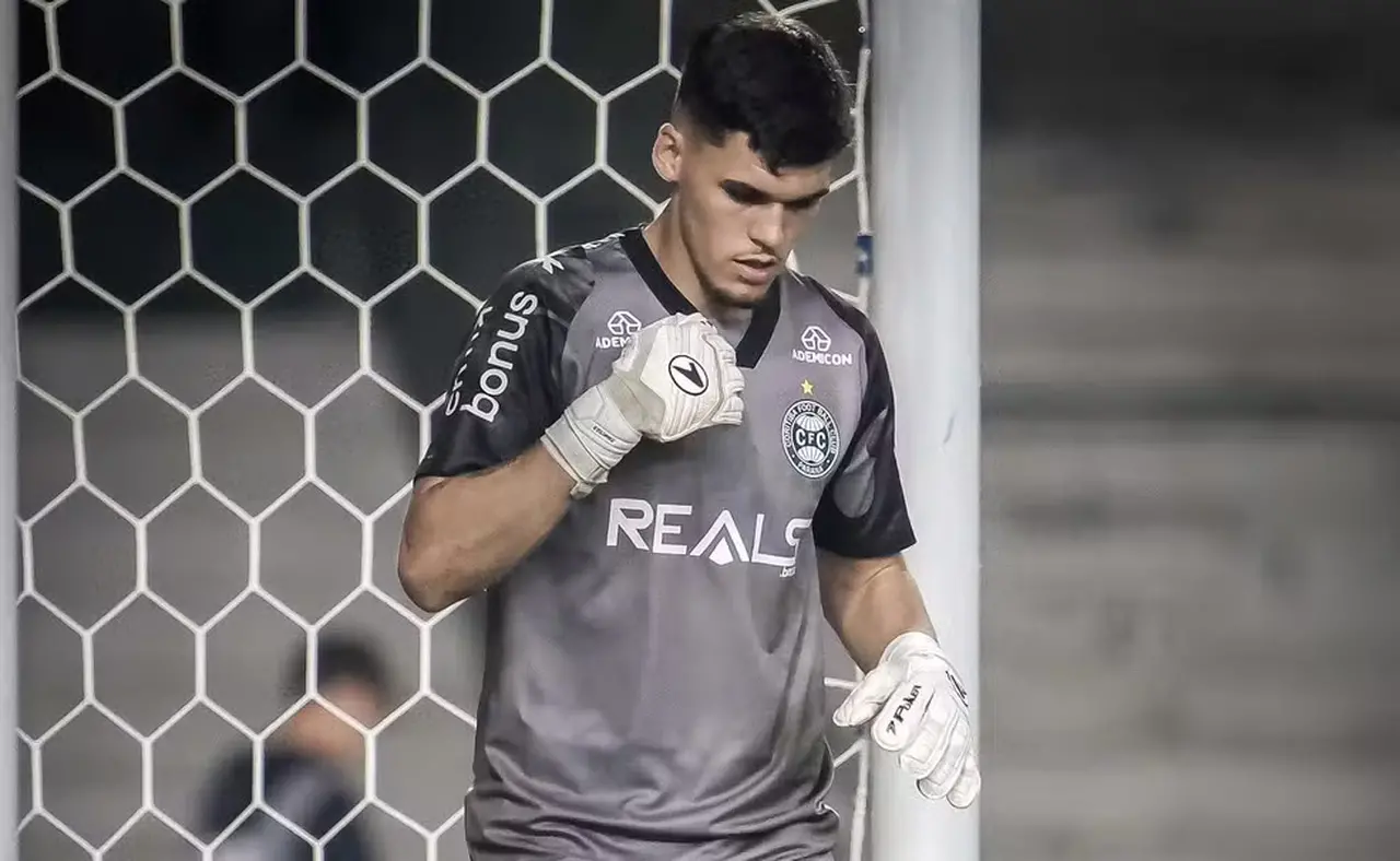 Pedro Morisco em ação pelo Coritiba