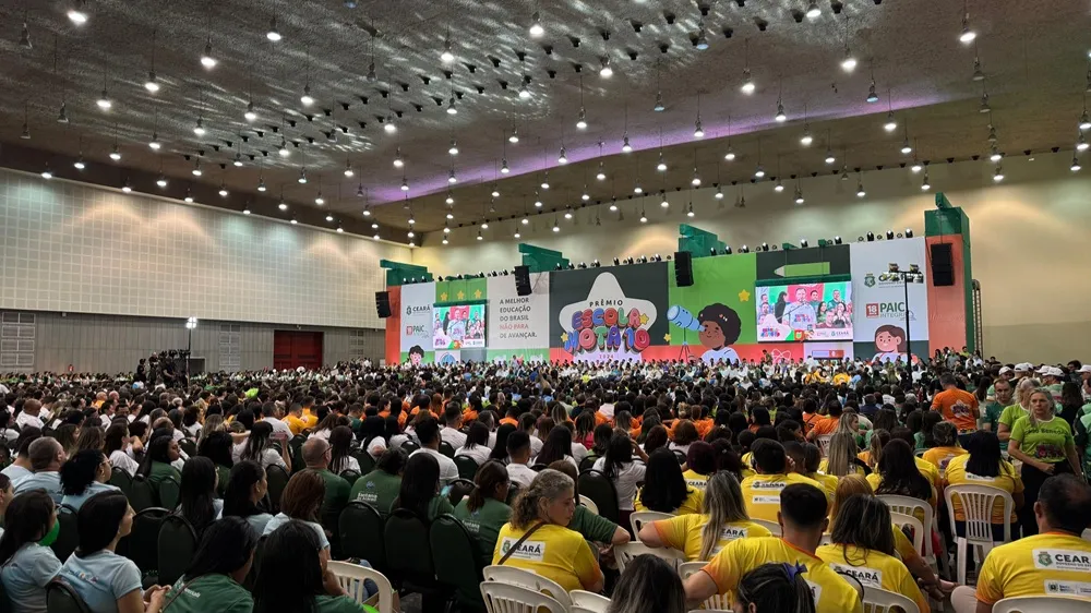 A premiação ocorreu no Centro de Eventos de Fortaleza