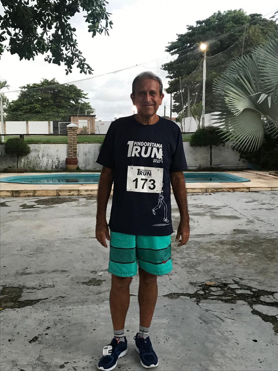 Ronaldo em prova de corrida