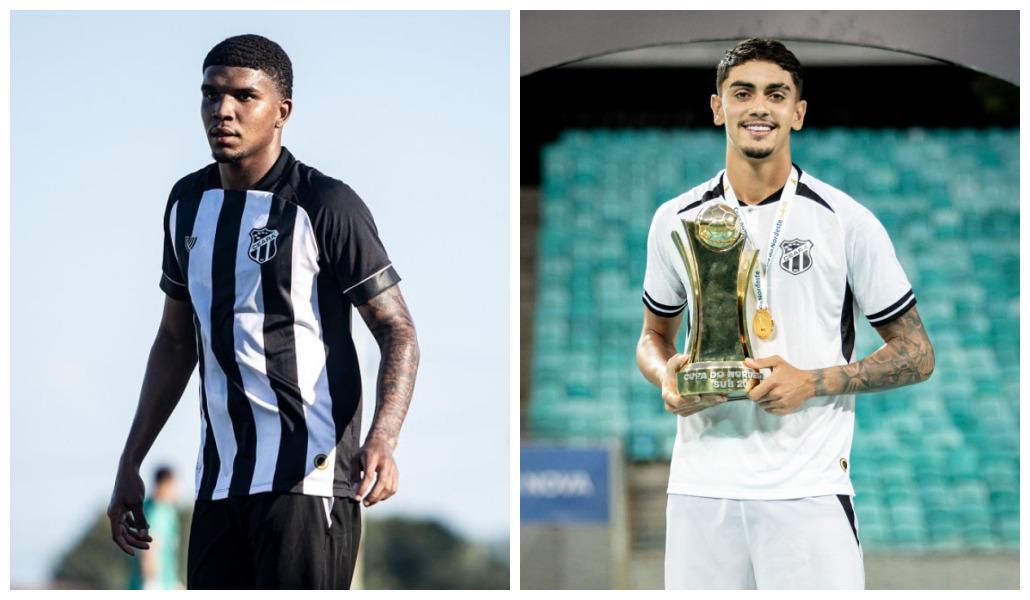 Gabriel Rocha e Gilmar em ação pelo Ceará