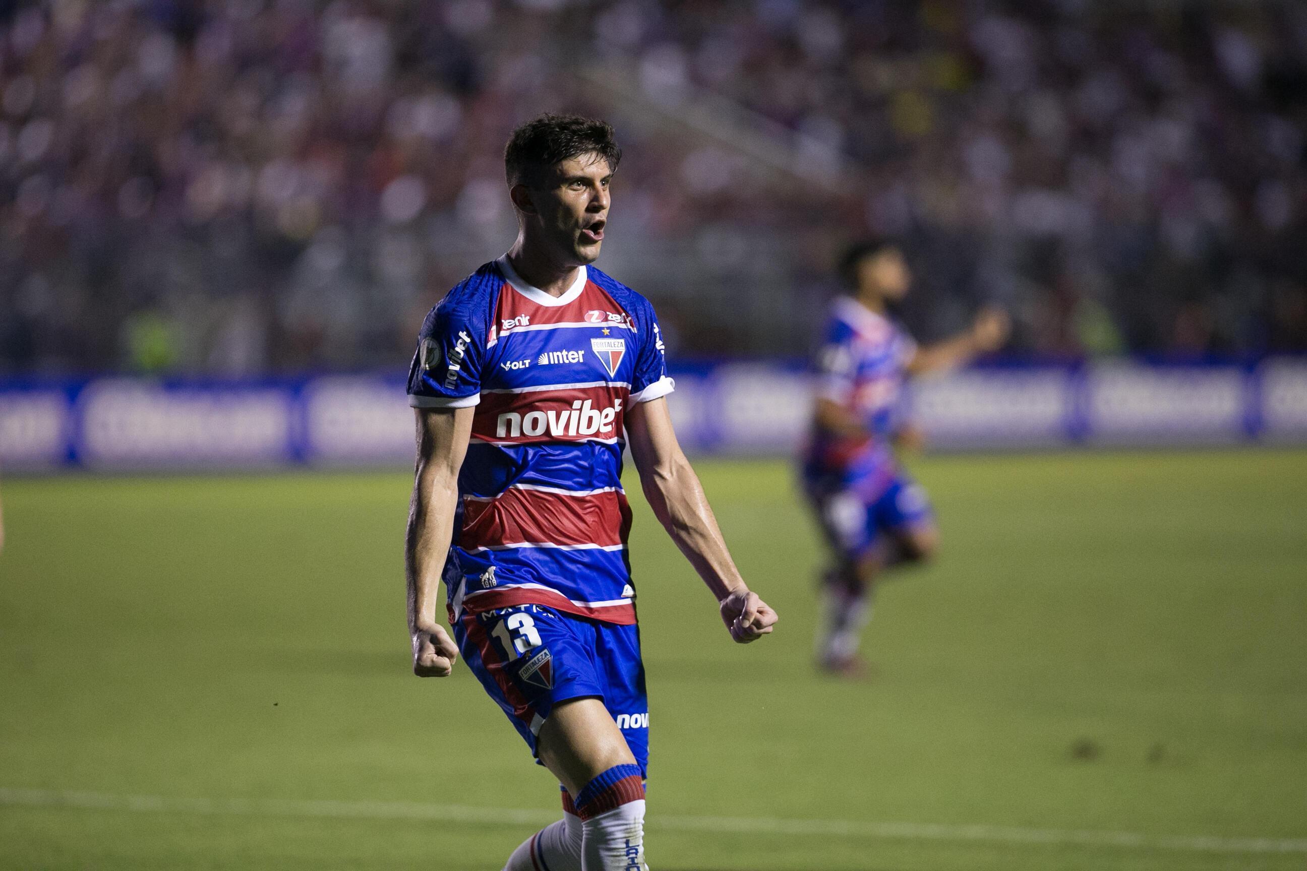 Foto de Kuscevic, que não joga pelo Fortaleza desde o dia 12 de agosto, por conta de uma lesão muscular