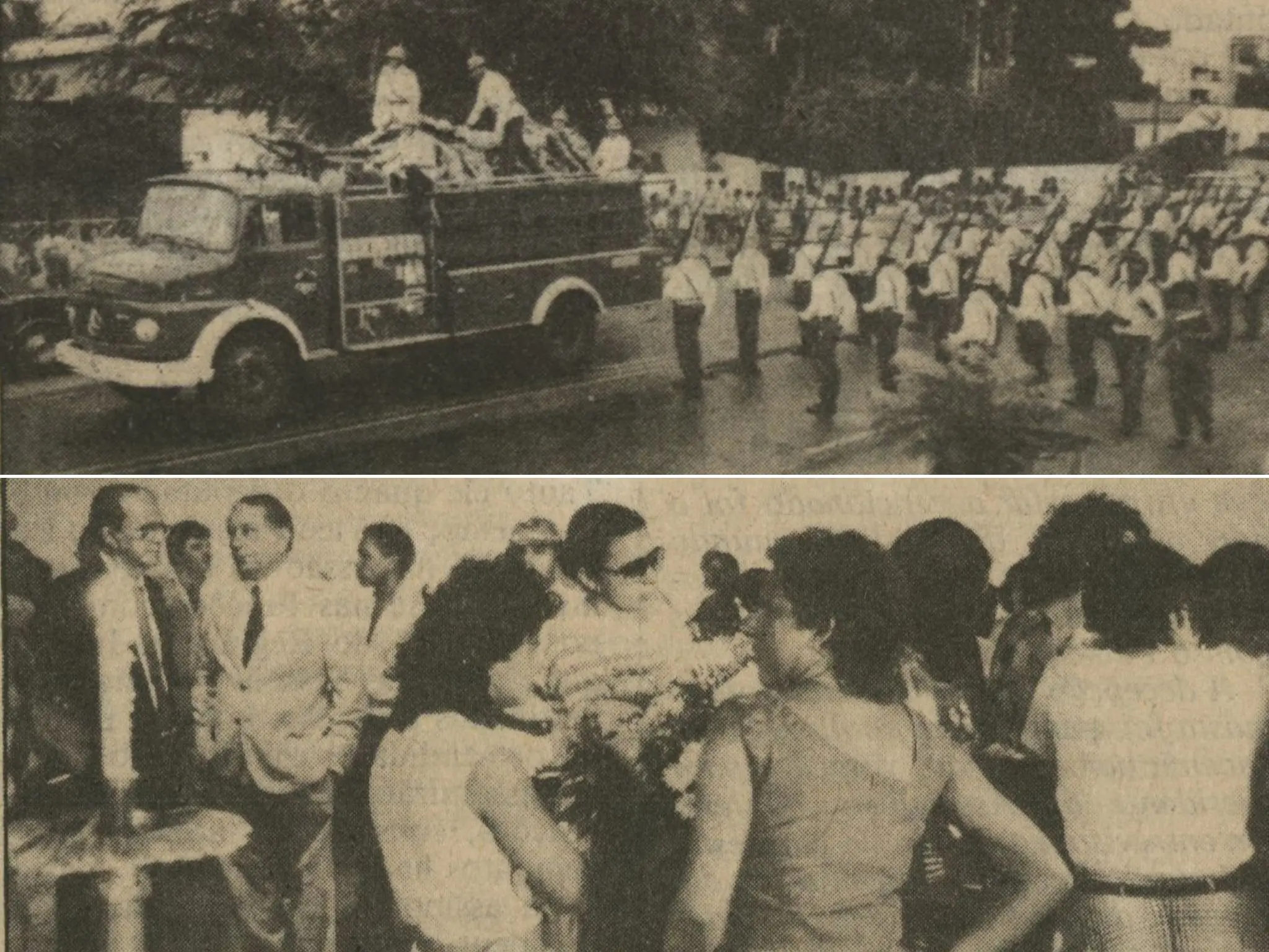 Cortejo e velório de Murilo Aguiar antes do sepultamento em 1º de março de 1985