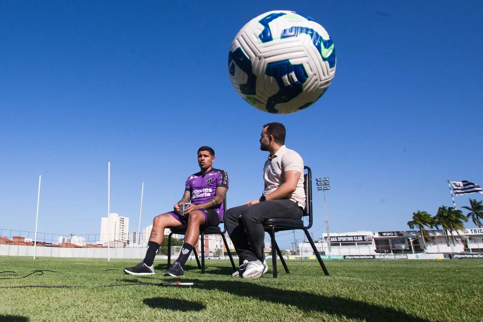 Galeano em entrevista exclusiva ao Jogada