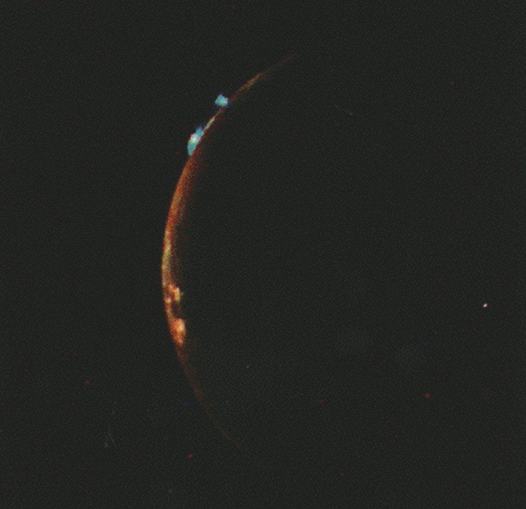 Imagem do satélite Io, que orbita em torno de Júpiter.