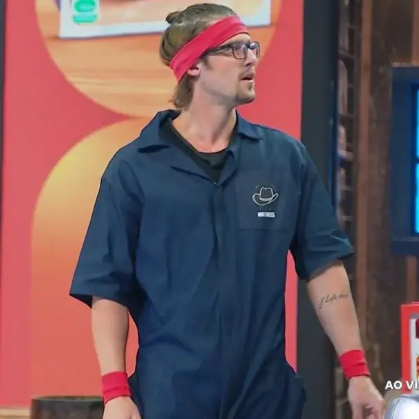 Matheus durante a prova.