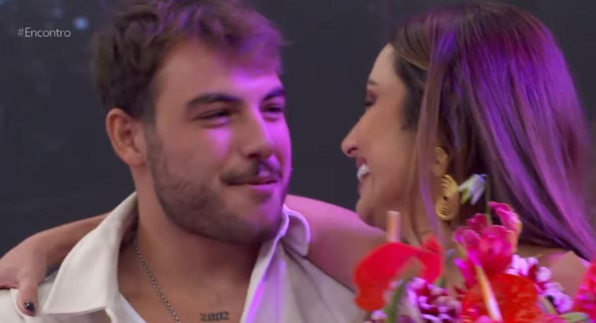 Felipe, filho de Patrícia Poeta, durante uma participação anterior no programa Encontro.