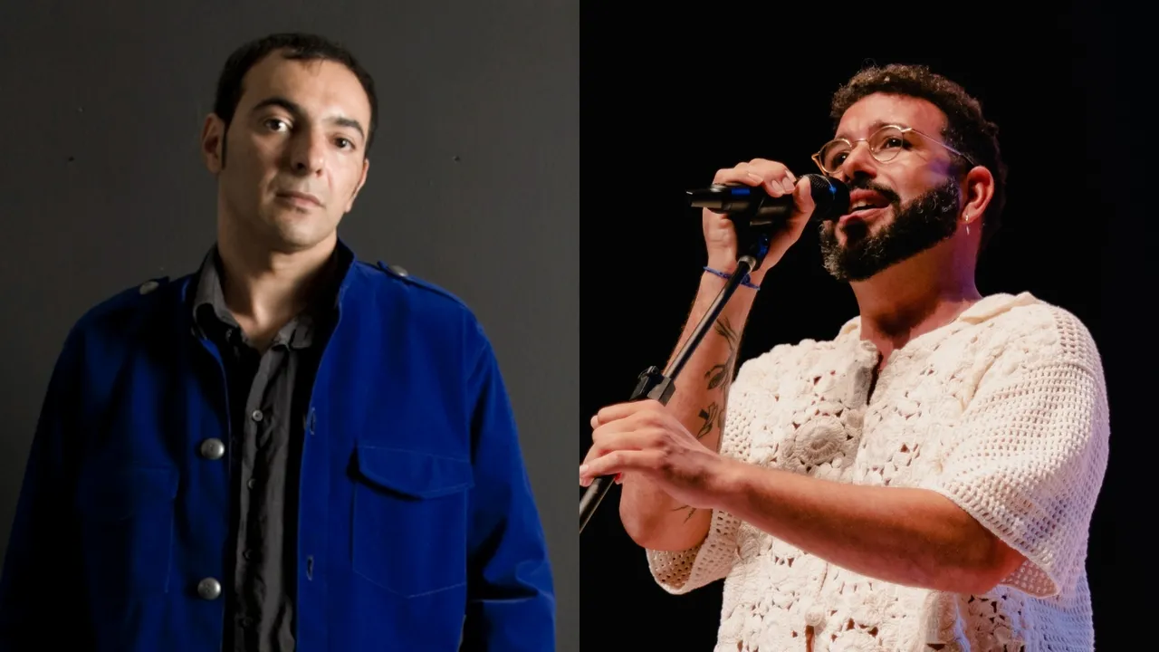 Show especial no Cantinho do Frango reúne nomes da música cearense como Ortinho (à esquerda) e Juruviara (à direita).