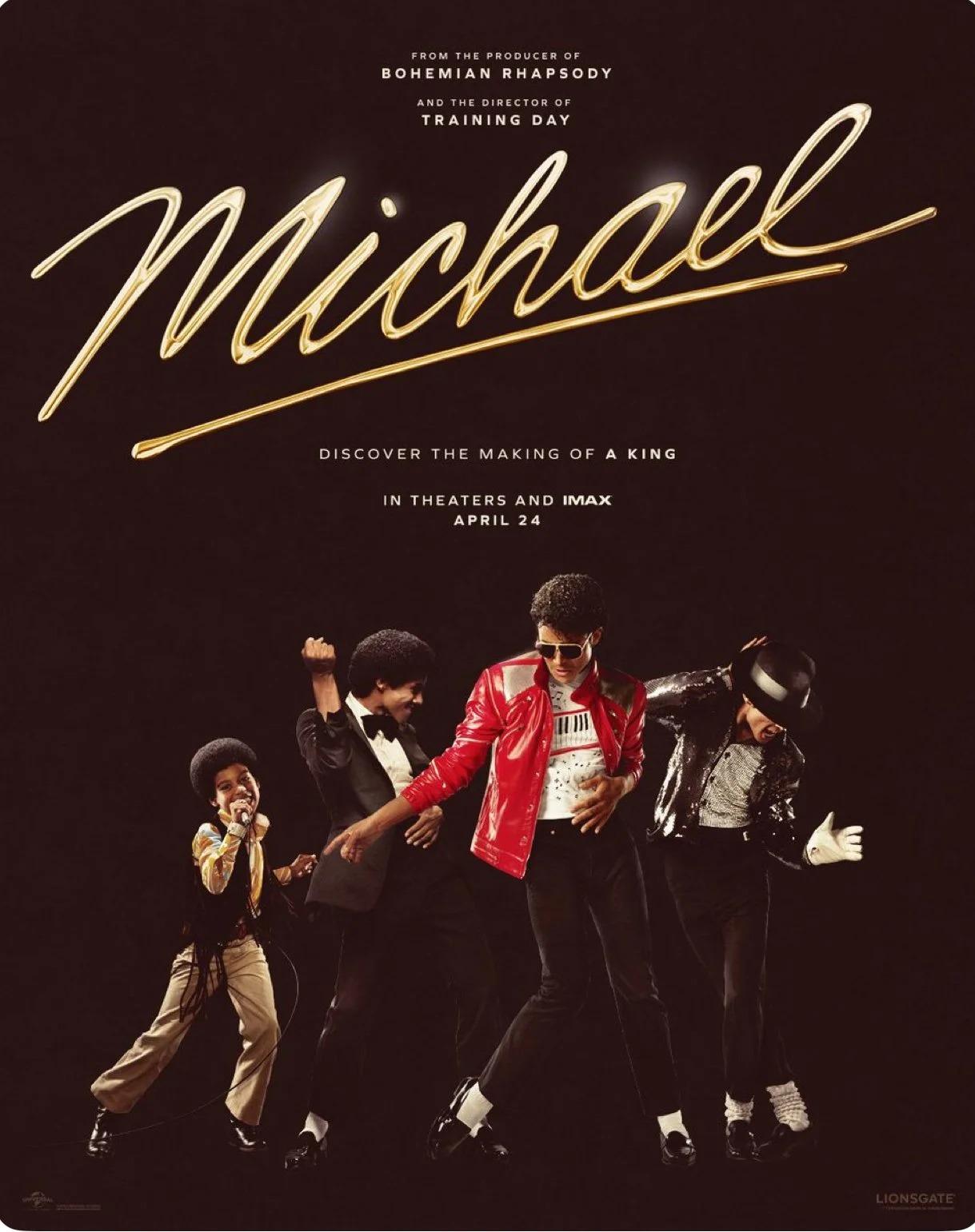 Poster oficial do filme de Michael Jackson