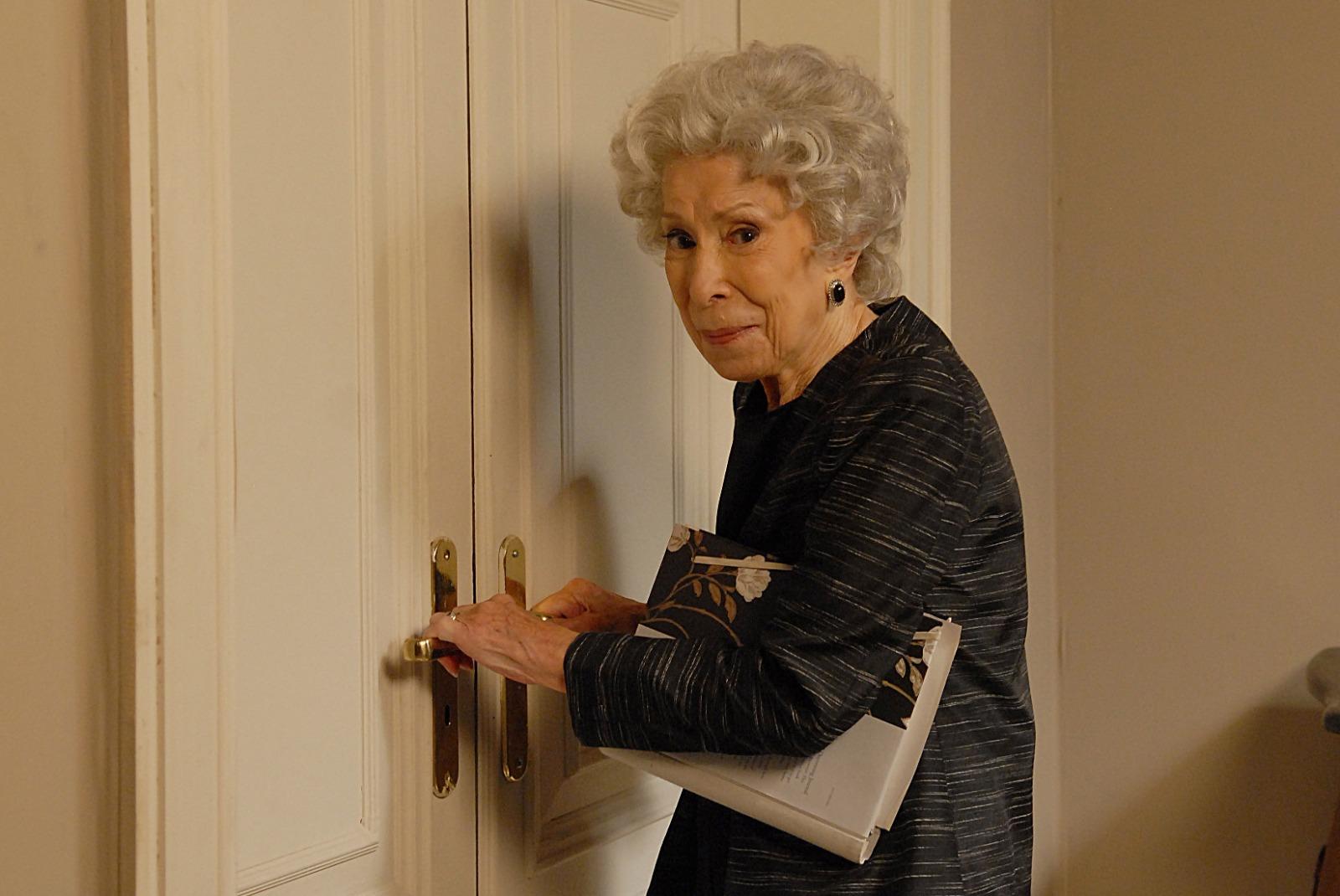 Cleyde Yáconis durante cena de novela.