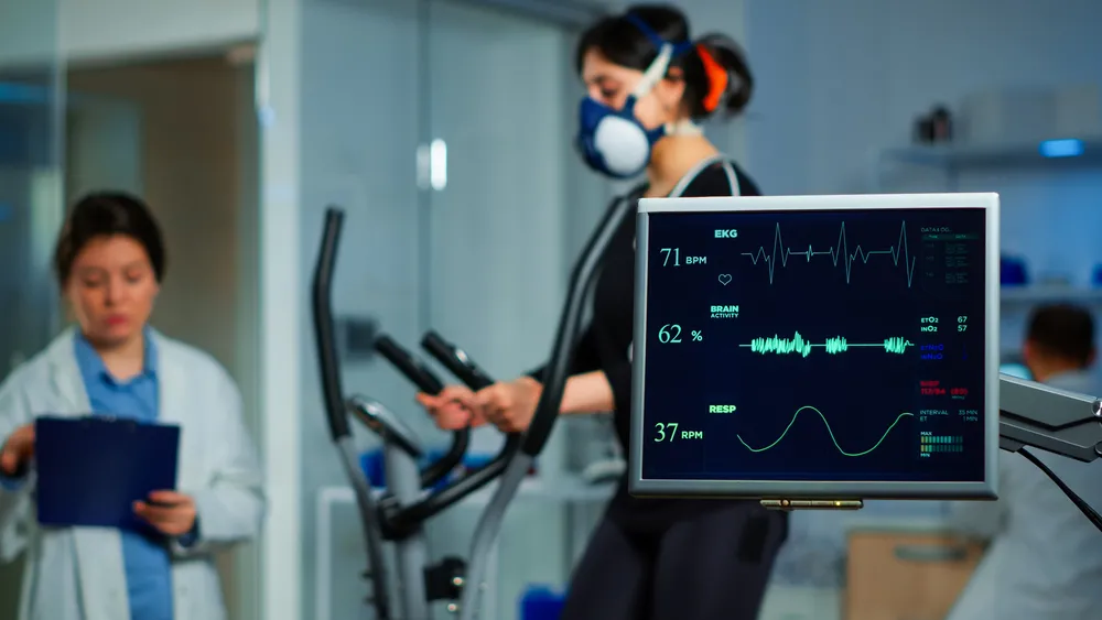 Teste ergoespirométrico pode ser utilizado para medir VO2 máximo com maior precisão.