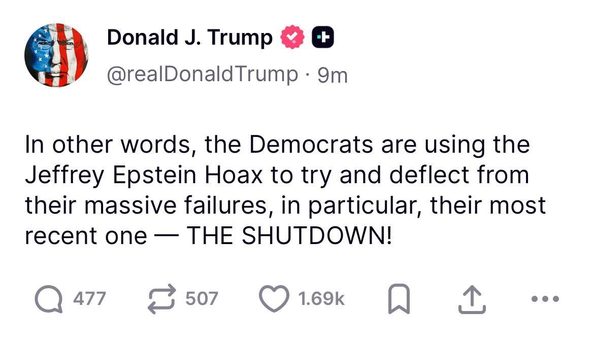 Trump sempre negou qualquer envolvimento com Epstein nos casos relacionados a abusos ou tráfico sexual.