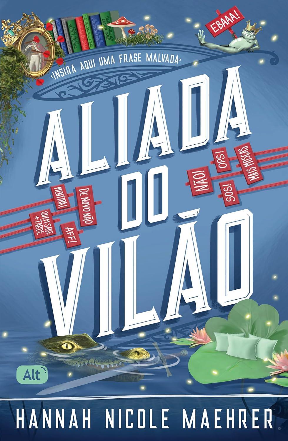 Capa do livro Aliada do Vilão para matéria sobre lançamentos de fantasia.