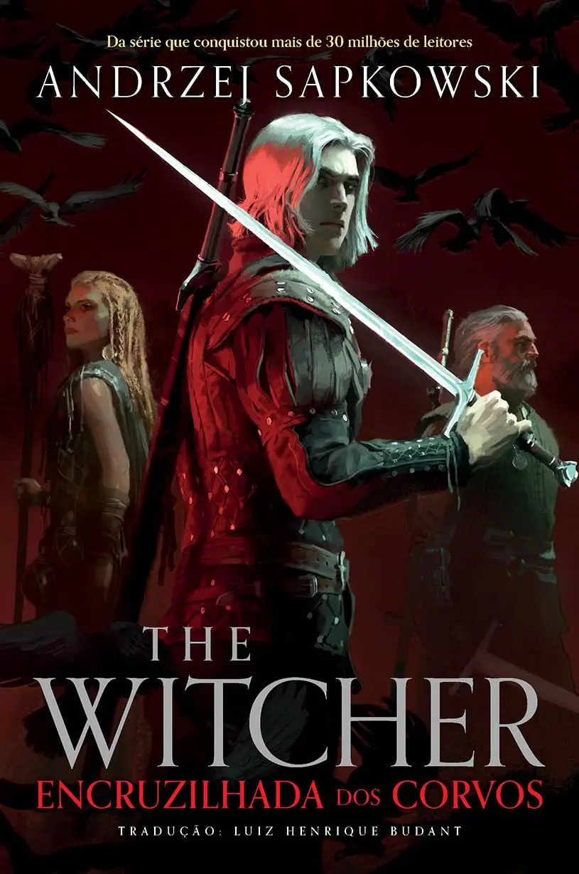 Capa do livro The Witcher - Encruzilhada dos Corvos, para matéria sobre livros de fantasia.