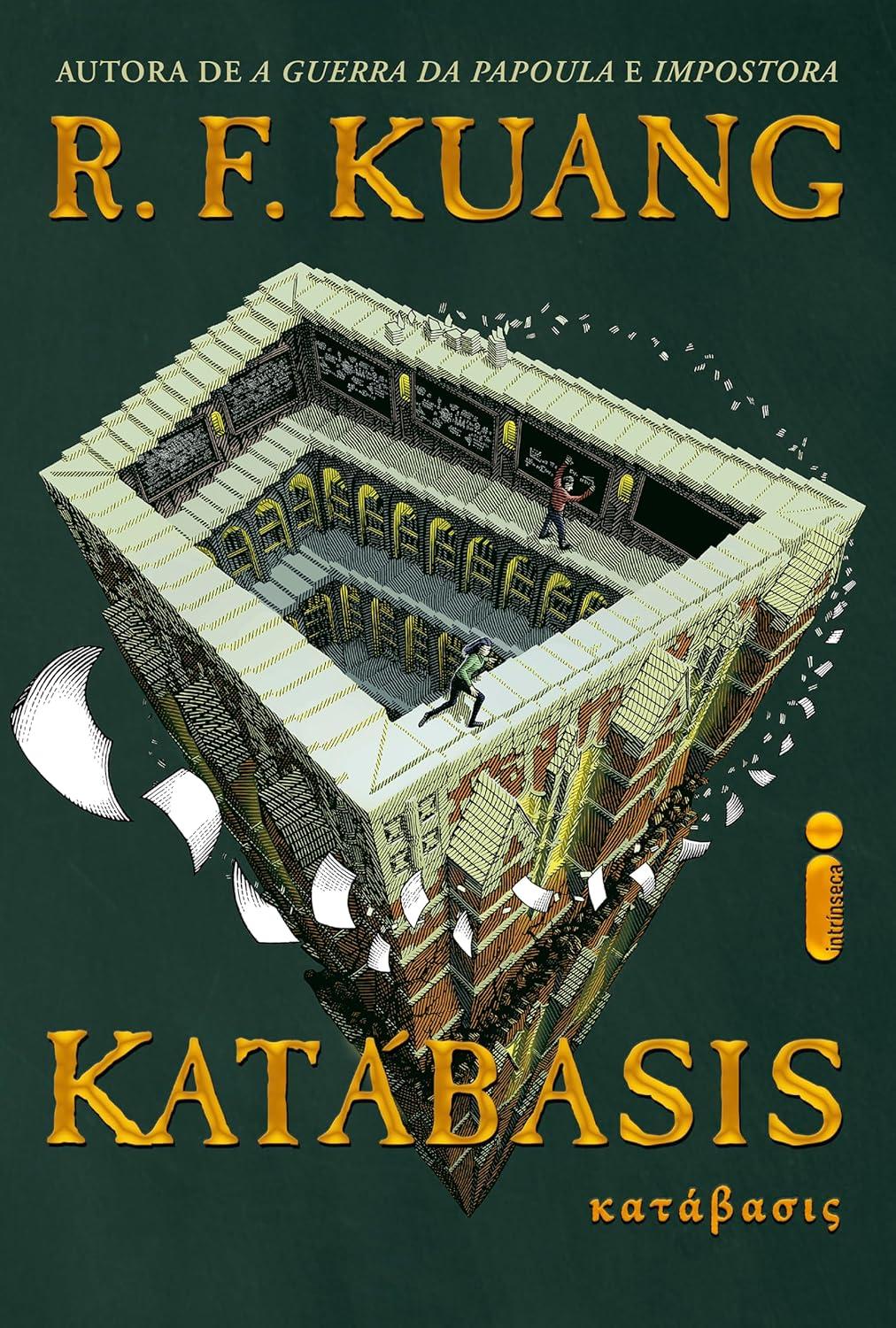 Imagem da capa do livro Katábasis, de Kuang, para matéria sobre livros de fantasia.