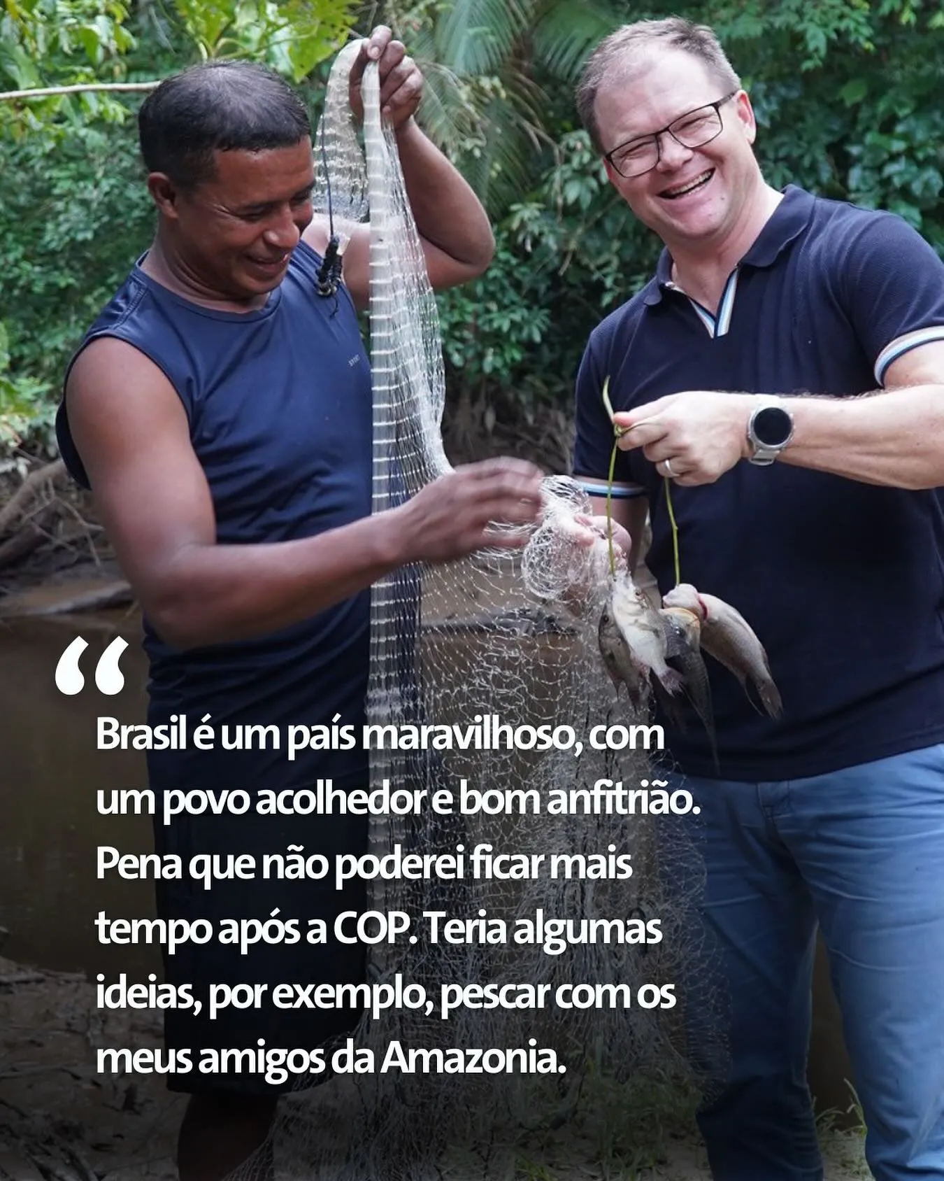 Conteúdo foi compartilhado pelo político nas redes sociais.