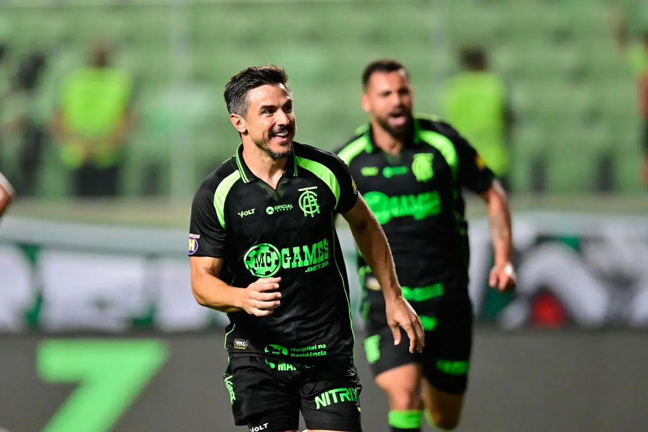 Willian Bigode em ação pelo América-MG
