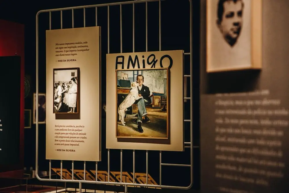 Na imagem, detalhe de uma instalação da 