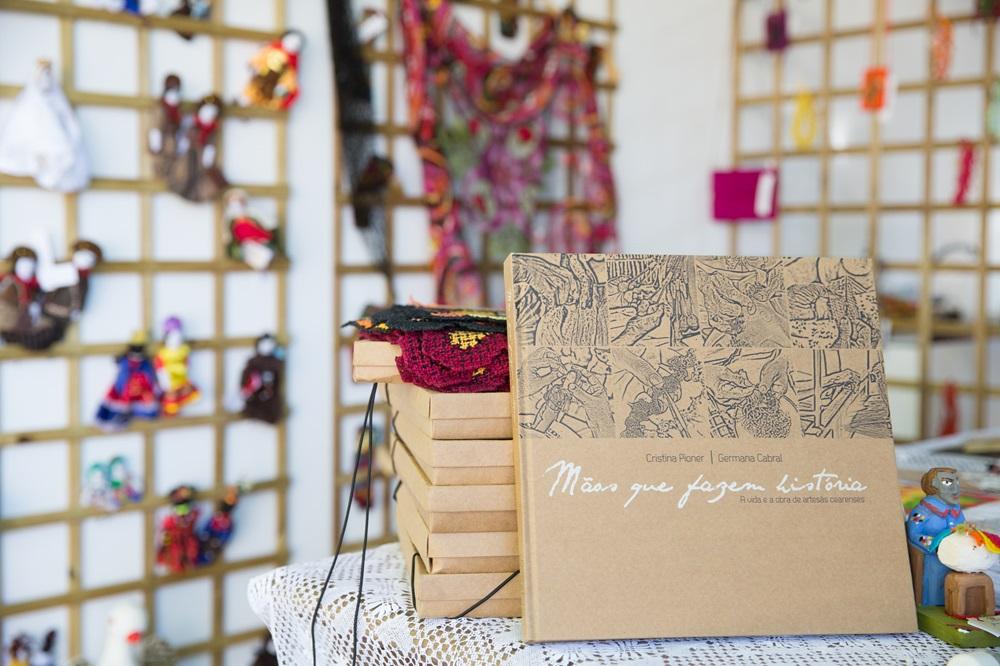 Na imagem, detalhes do estande 