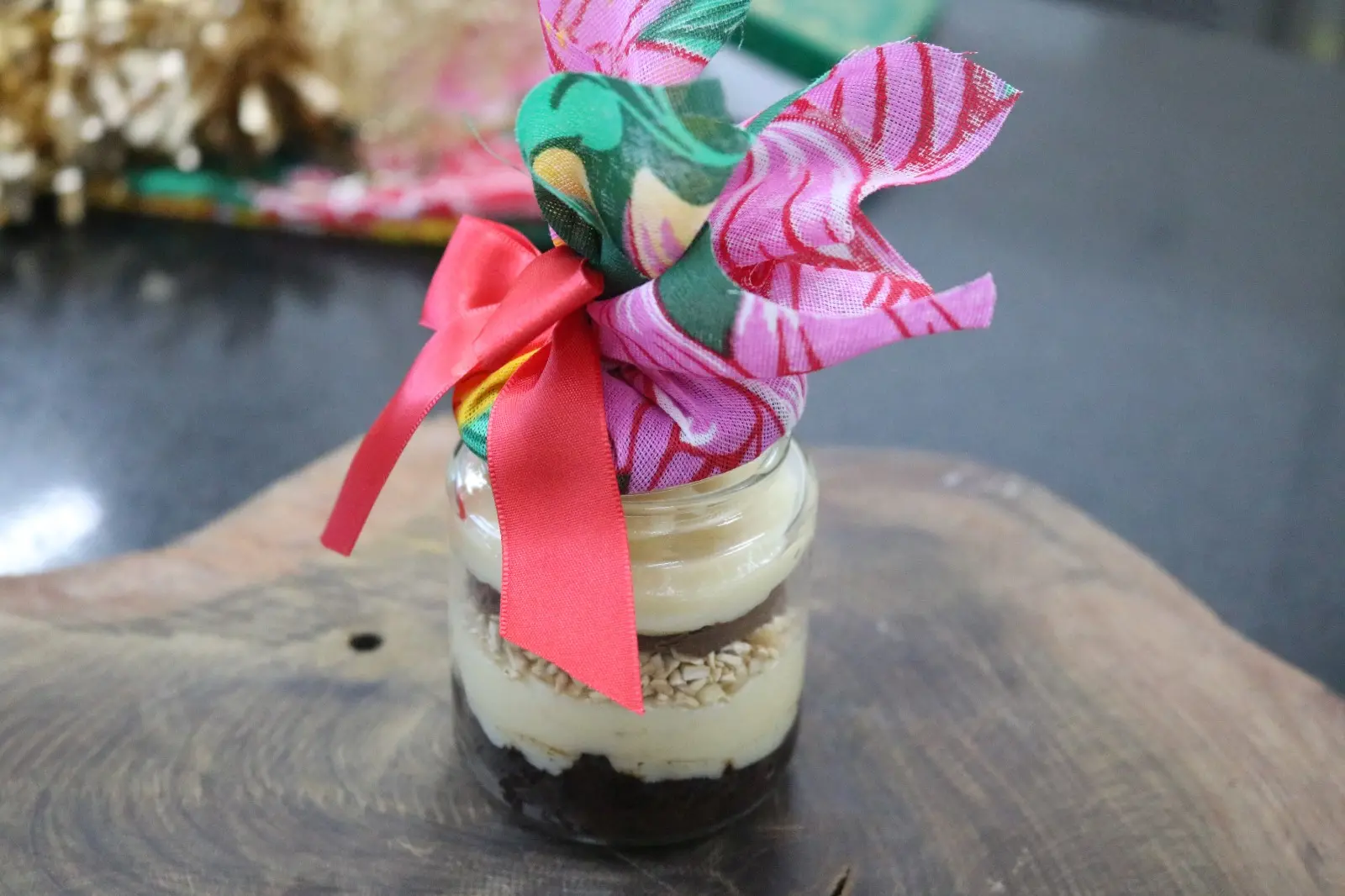 Imagem de um bolo de pote.