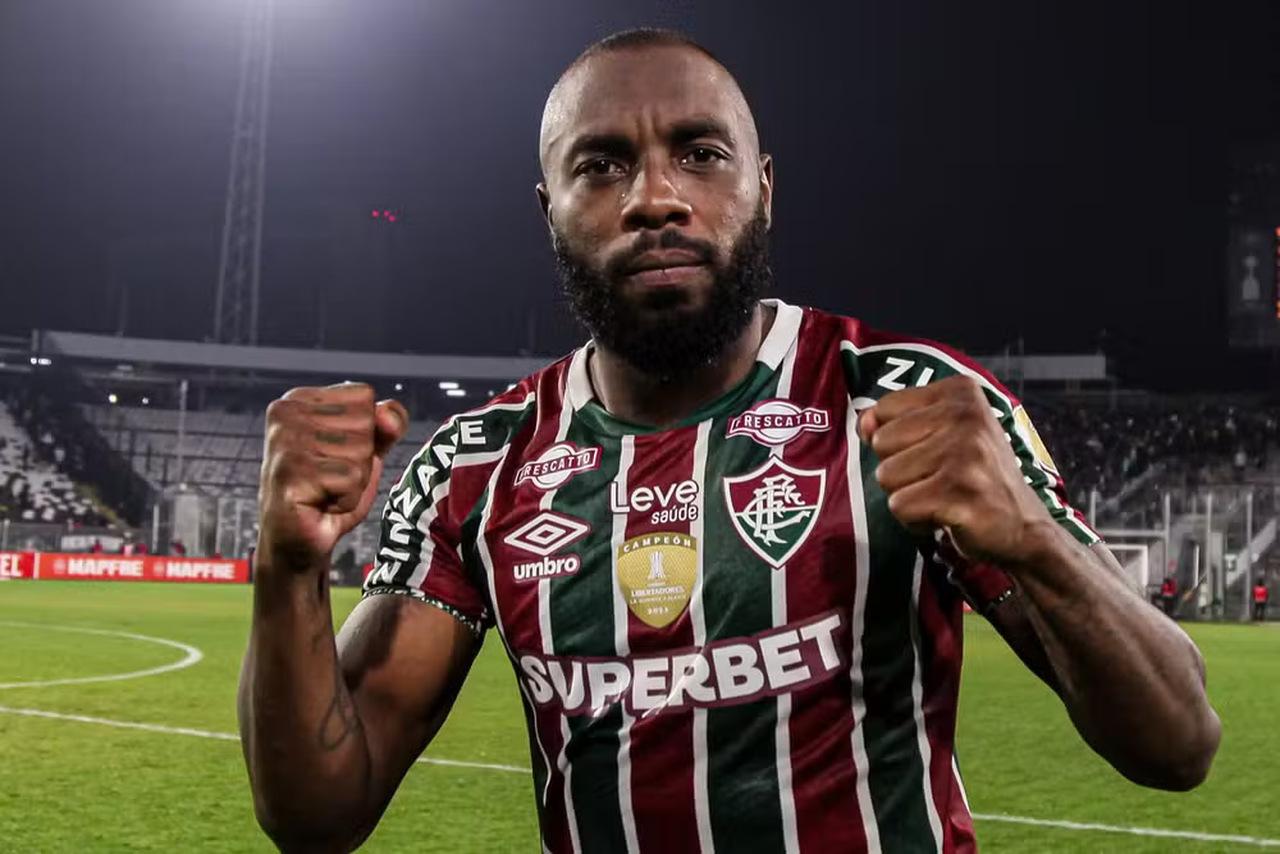 Manoel em ação pelo Fluminense