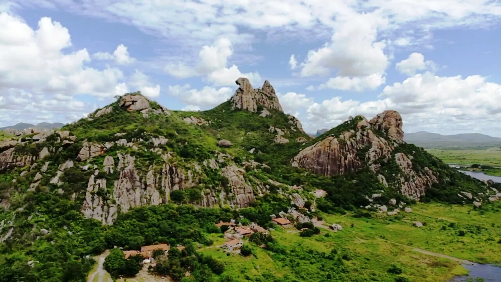 Formação rochosa em Quixadá.