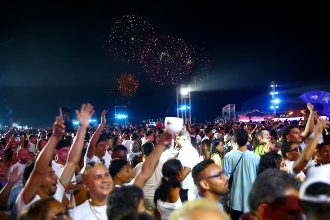 fogos Réveillon em Fortaleza.