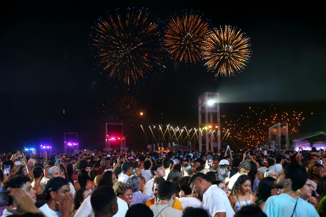 fogos Réveillon em Fortaleza.