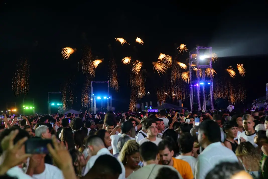 fogos Réveillon em Fortaleza.