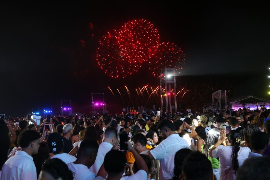 fogos Réveillon em Fortaleza.