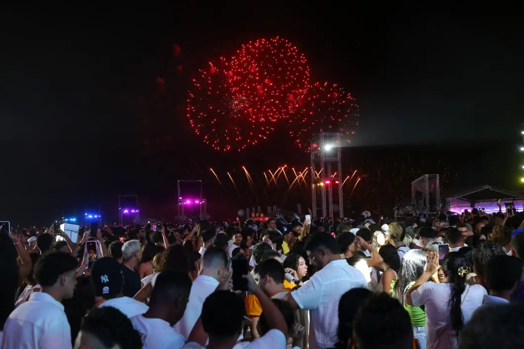 fogos Réveillon em Fortaleza.