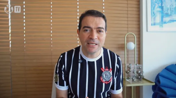 Novo CEO do Corinthians, Marcelo Paz, gravou vídeo dizendo que era mais um para o 'bando de loucos'