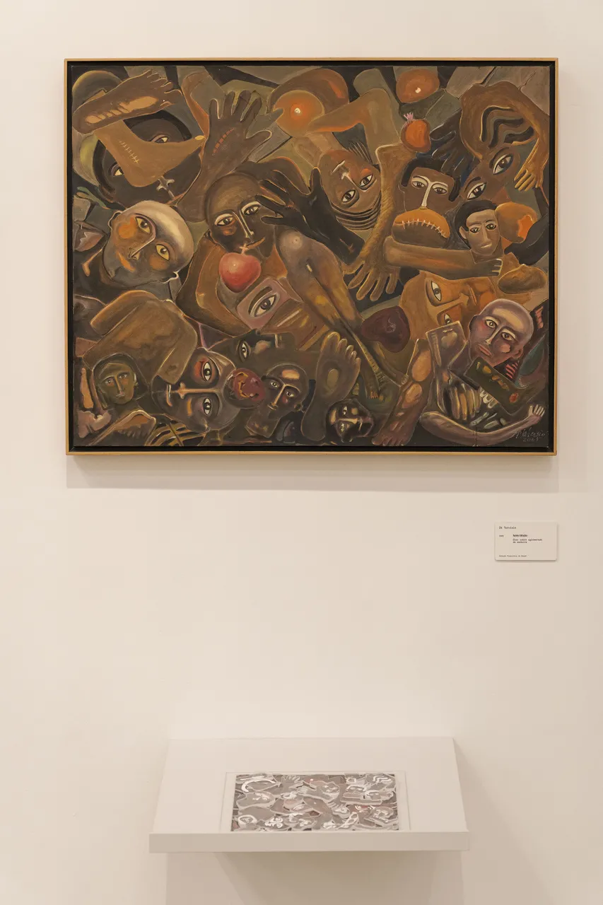 Obra sem título produzida em 2005 por Zé Tarcísio, também em cartaz na Pinacoteca do Ceará na exposição 