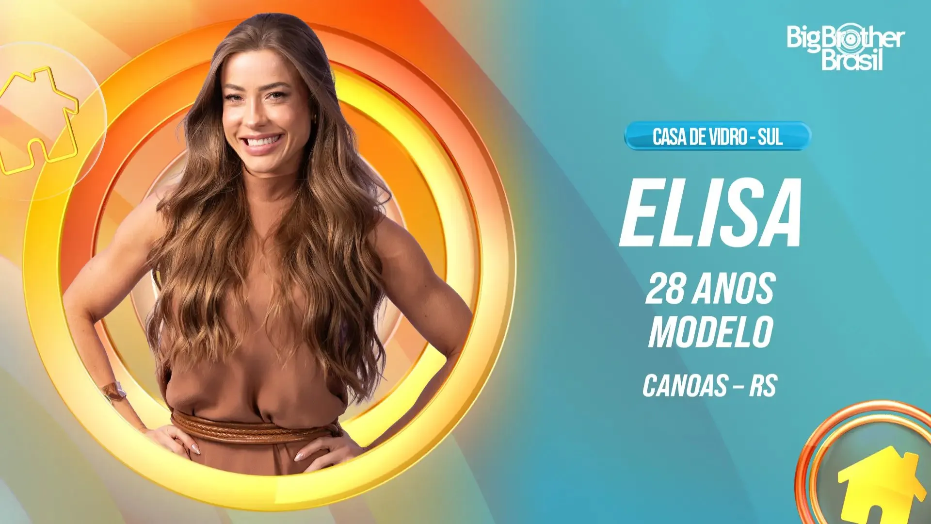Elisa viveu em Goiânia, mas se mudou recentemente para o Rio de Janeiro.