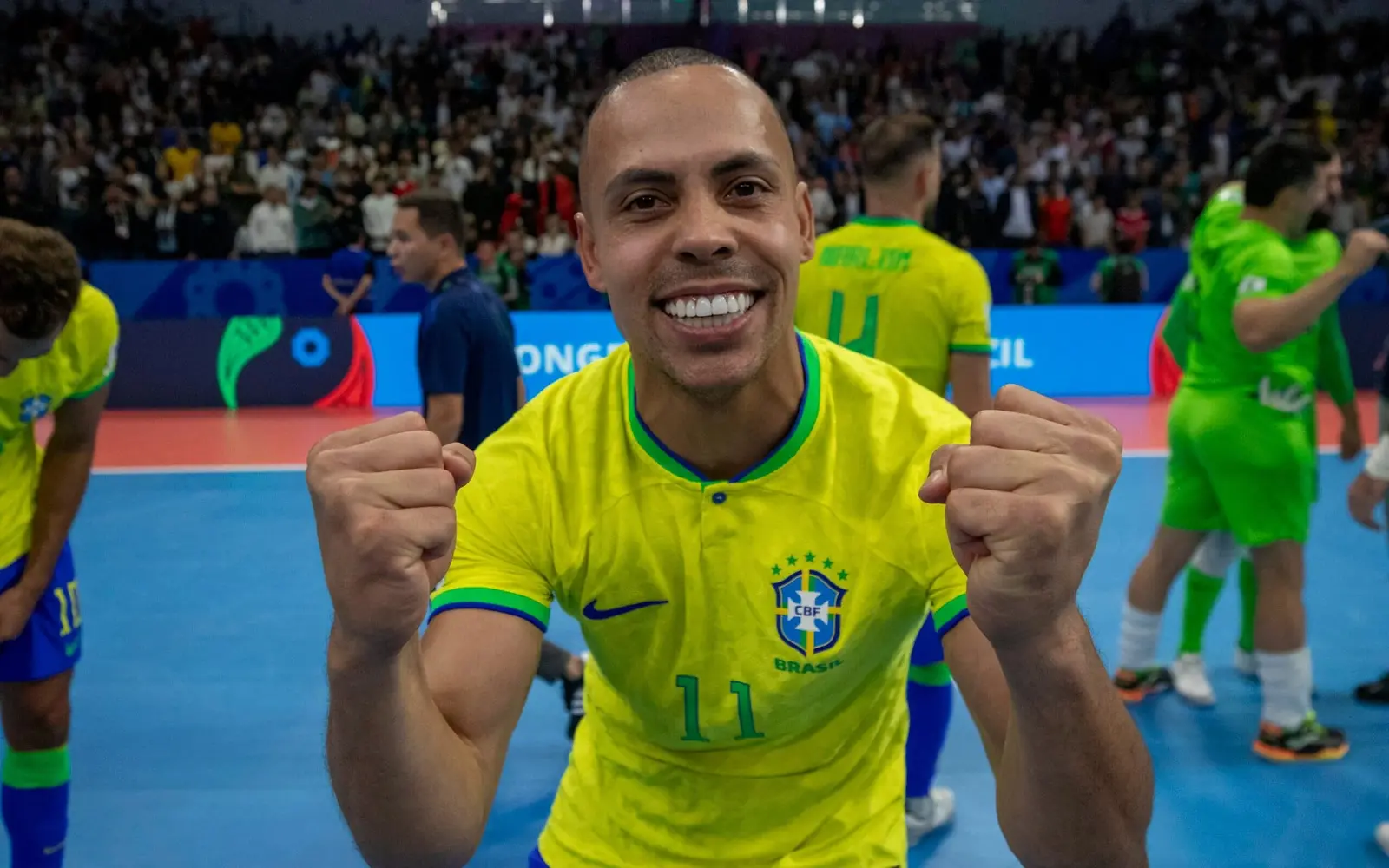 Ferrão em ação pela Seleção Brasileira