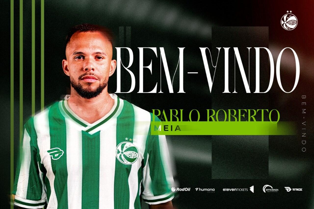 Pablo Roberto em ação pelo Juventude