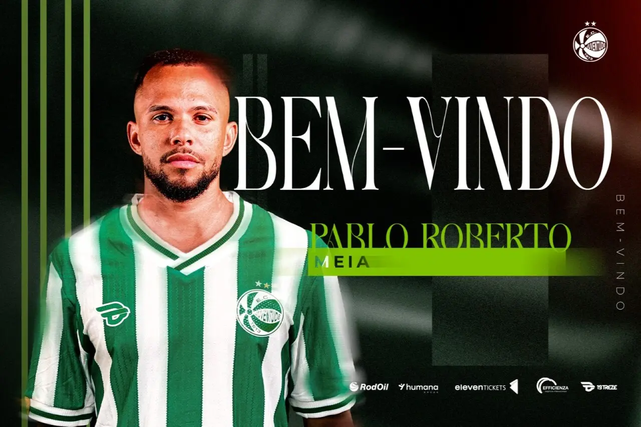 Pablo Roberto em ação pelo Juventude