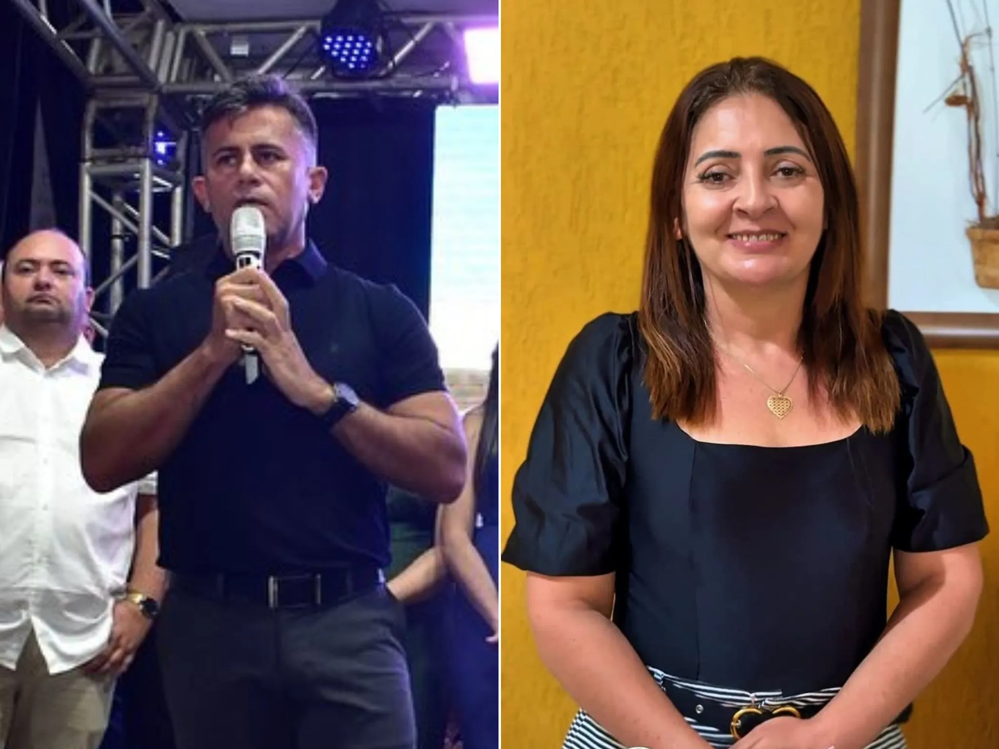 Cleverlandio Pereira (PP) e Solange Campelo (PT) disputam a Prefeitura de Potiretama.