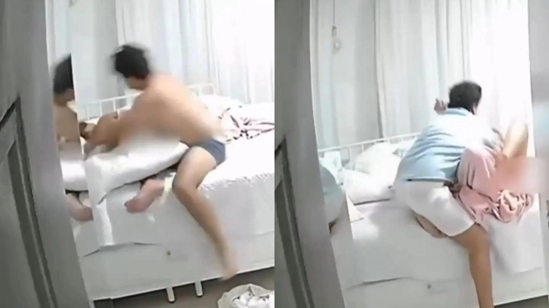 Colagem mostrando as agressões com um borrão sobre a vítima.